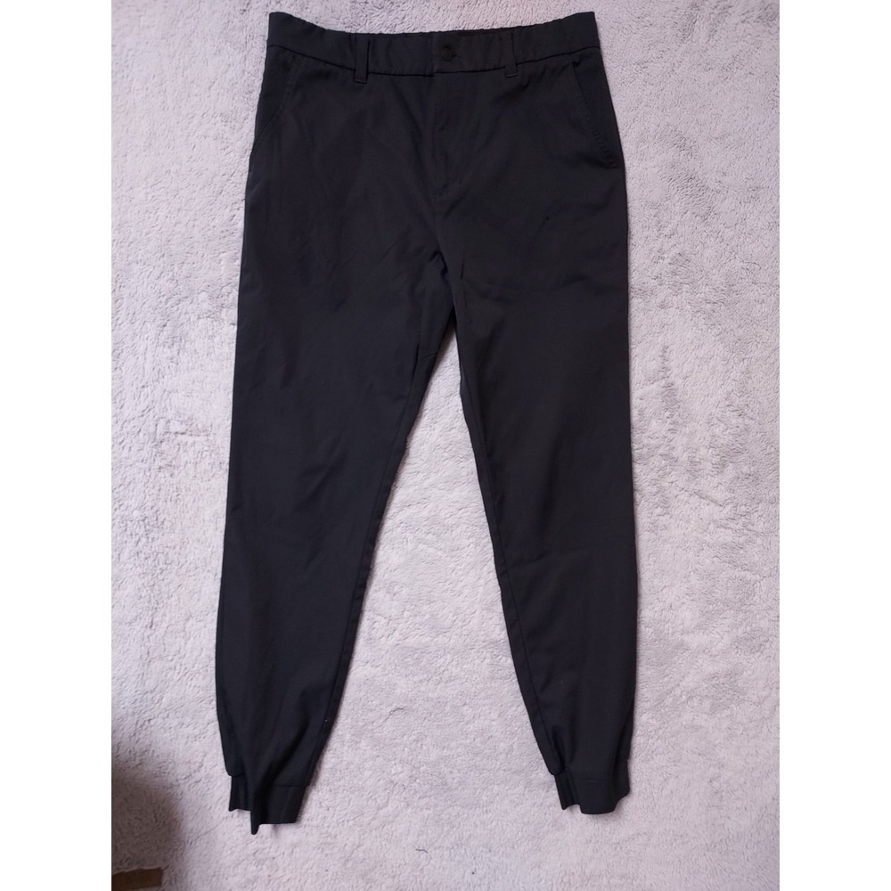 Good Good Pants Mens 32x30 Performance Stretch Sport Jogger Black Golf Tapered